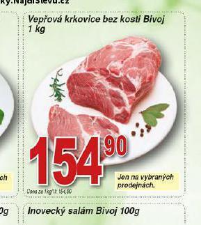 Hruška Vepřová krkovice bez kosti nabídka