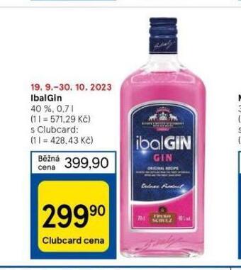 Tesco Ibalgin nabídka