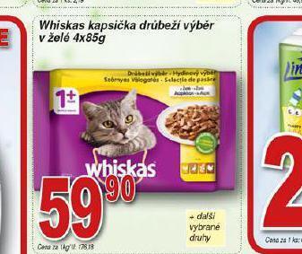 Hruška Whiskas kapsičky pro kočky nabídka