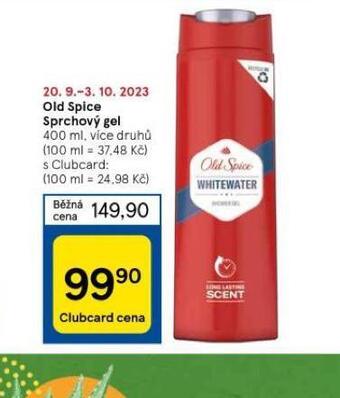 Tesco Old spice sprchový gel nabídka