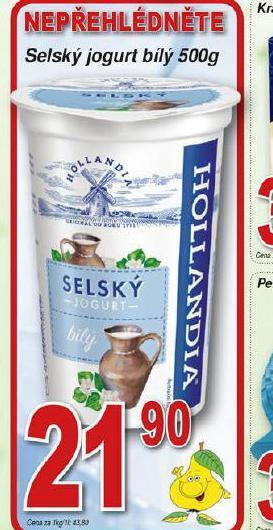 Hruška Selský jogurt bílý nabídka