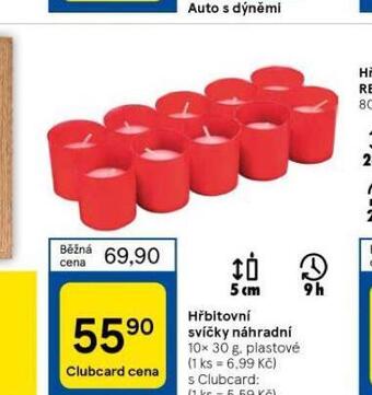 Tesco Hřbitovní svíčky náhradní nabídka