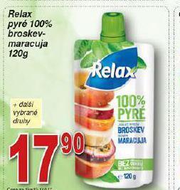 Hruška Relax pyré 100% broskev-maracuja nabídka