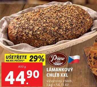 Lidl Lámankový chléb xxl, 800 g nabídka