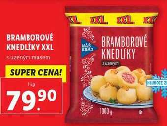 Lidl Bramborové knedlíky xxl, 1 kg nabídka