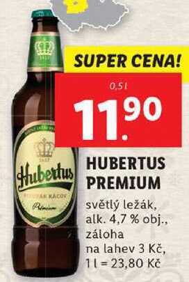 Lidl Hubertus premium, 0,5 l nabídka