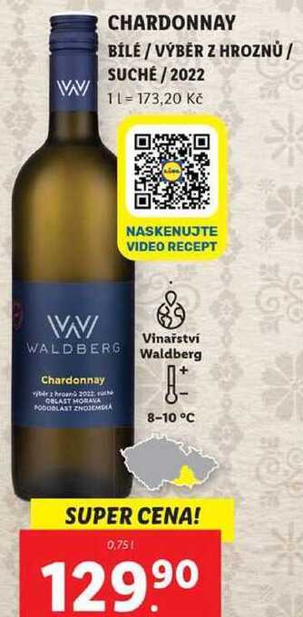 Lidl Chardonnay, 0,75 l nabídka