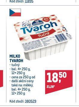 Makro Milko tvaroh nabídka