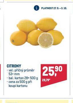 Makro Citrony nabídka