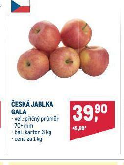 Makro Jablka gala nabídka