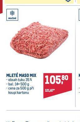 Makro Mleté maso mix nabídka