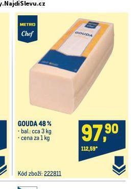 Makro Gouda sýr nabídka