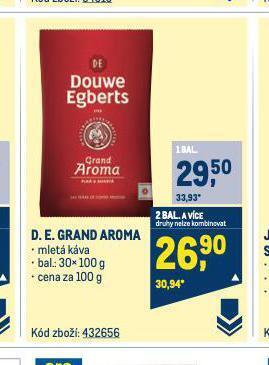 Makro Káva douwe egberts nabídka