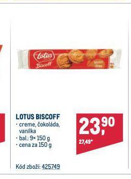 Makro Lotus biscoff sušenky nabídka