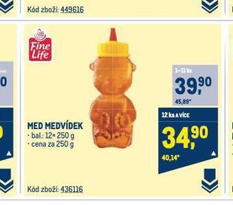 Makro Med medvídek nabídka