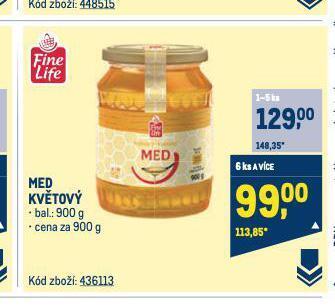 Makro Med květový nabídka