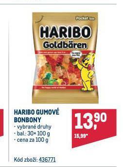 Makro Haribo gumové bonbony nabídka