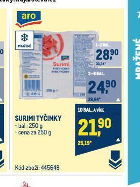 Makro Surimi tyčinky nabídka