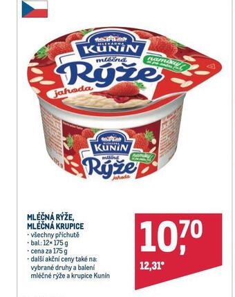Makro Kunín mléčná rýže nabídka