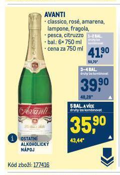Makro Avanti nabídka