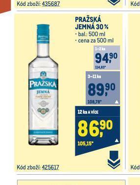 Makro Pražská jemná nabídka