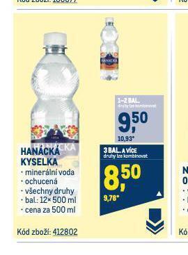 Makro Hanácká kyselka nabídka