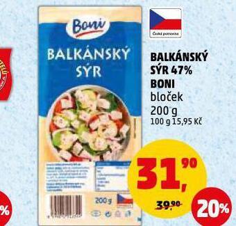 Penny Market Balkánský sýr nabídka