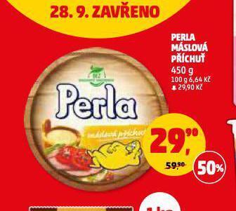 Penny Market Perla máslová příchuť nabídka