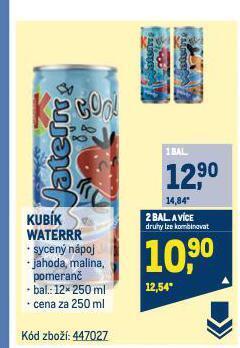 Makro Kubík waterrr nabídka