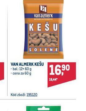 Makro Kešu nabídka