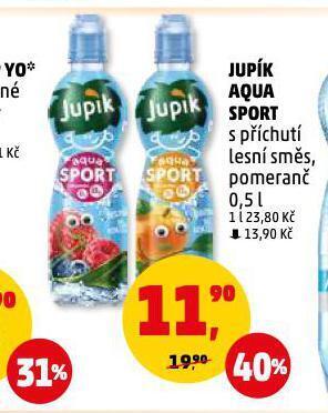 Penny Market Jupík aqua sport nabídka