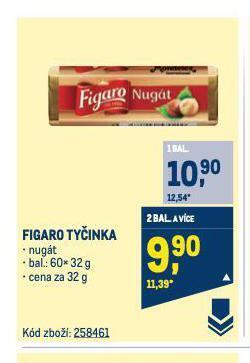 Makro Figaro tyčinka nabídka