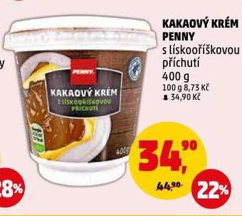 Penny Market Kakaový krém nabídka