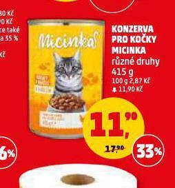 Penny Market Micinka konzerva pro kočky nabídka