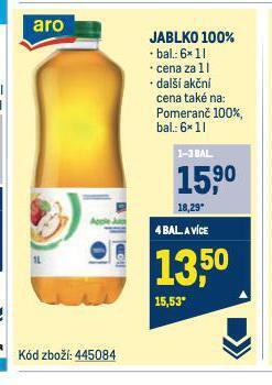 Makro Jablko 100% nabídka