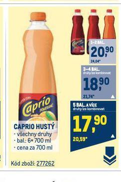 Makro Caprio hustý nabídka