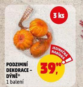 Penny Market Podzimní dekorace nabídka