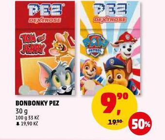 Penny Market Bonbonky pez nabídka