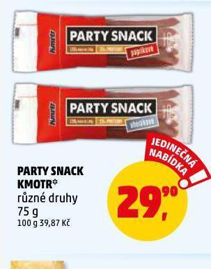 Penny Market Party snack kmotr nabídka