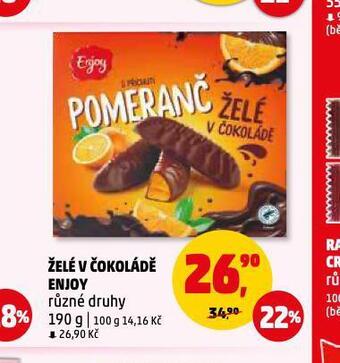 Penny Market Želé v čokoládě nabídka