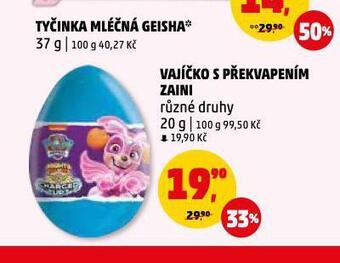 Penny Market Vajíčko s překvapením zaini nabídka