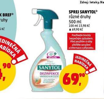 Penny Market Sprej sanytol nabídka