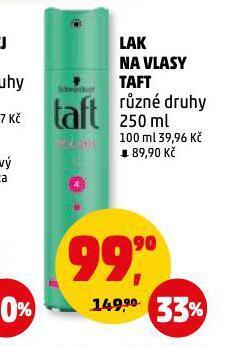 Penny Market Taft lak na vlasy nabídka