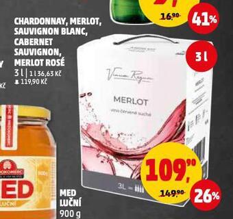 Penny Market Merlot rosé nabídka