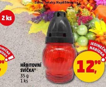 Penny Market Hřbitovní svíčka nabídka