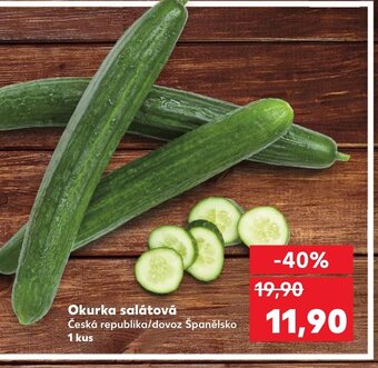 Kaufland Okurka salátová nabídka