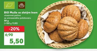 Kaufland BIO Mušle se zlatým Inem 50 g nabídka