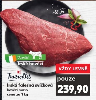Kaufland Irská falešná svíčková nabídka