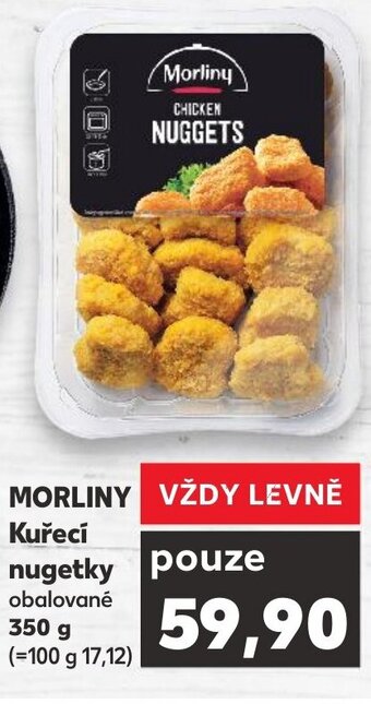 Kaufland MORLINY Kuřecí nugetky nabídka