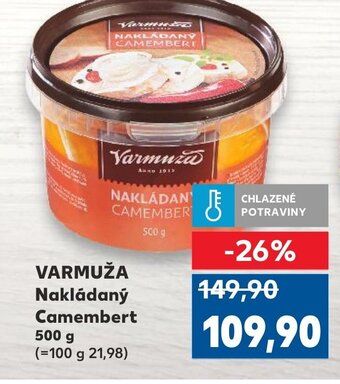 Kaufland VARMUŽA Nakládaný Camembert 500 g nabídka
